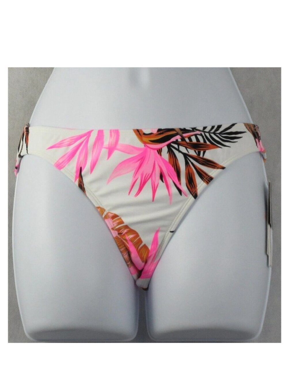 Salt + Cove Juniors' Tropic Time Cheeky Bikini Swim Bottom, Floral Multi, Small